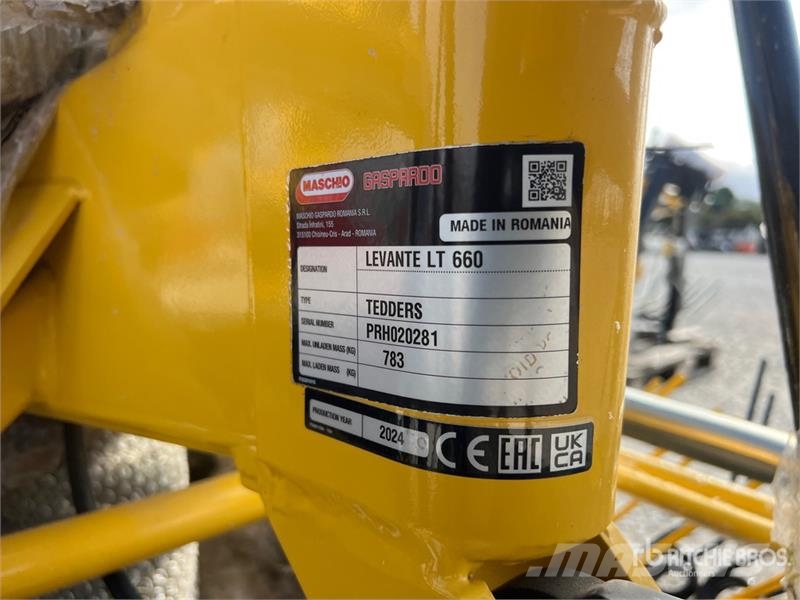 Maschio Gaspardo LEVANTE 660 Hay Tedder (Unused) Ranghinatori
