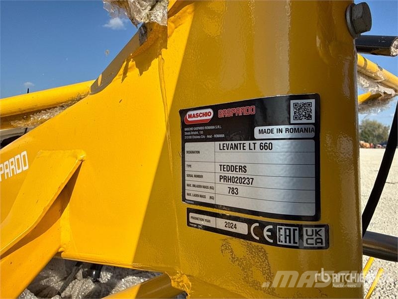 Maschio Gaspardo LEVANTE LT660 Hay Tedder (Unused) Rakes and tedders