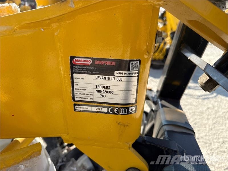 Maschio Gaspardo LEVANTE LT660 Hay Tedder (Unused) Грабли-ворошилки
