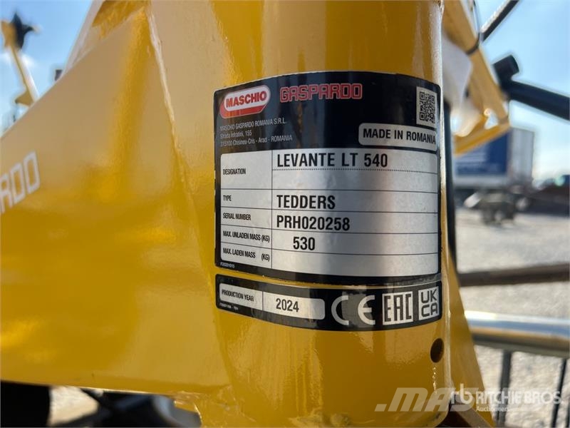 Maschio Gaspardo LEVANTE LT540 Hay Tedder (Unused) Okretači i sakupljači sijena