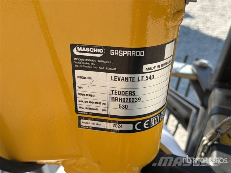 Maschio Gaspardo LEVANTE LT540 Hay Tedder (Unused) Грабли-ворошилки