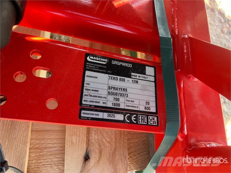 Maschio Gaspardo Teko 3-Point Hitch Sprayer (Unused) 牽引式噴霧機