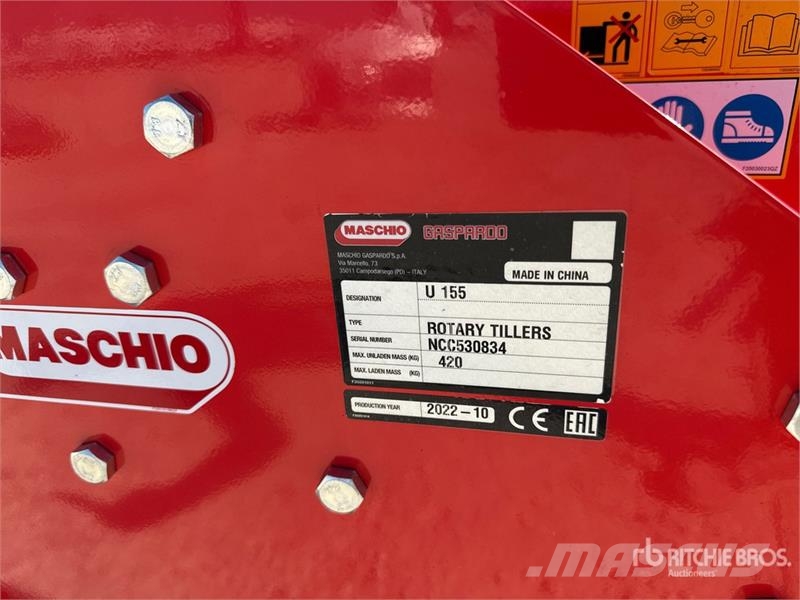 Maschio Gaspardo U155 Rotary Tiller Rotorkopeggen / rototillers