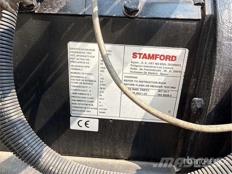 Mase MOL75A 75 kVA Generator Set Dīzeļģeneratori
