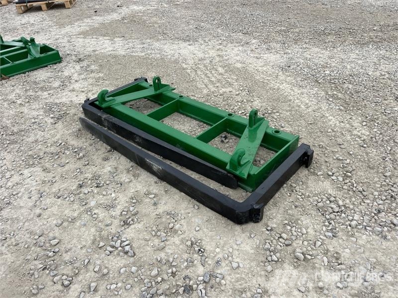 Massepoids 2,000 kg pallet fork frame, 4 tubes Tra Вили