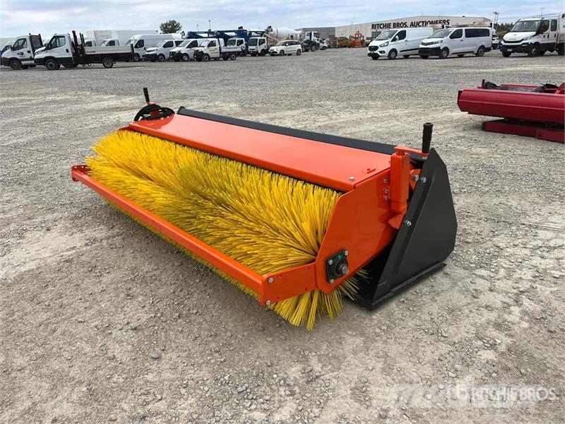 Massepoids 2,400 mm Sweeper Bucket Sweeper Attachm Четки