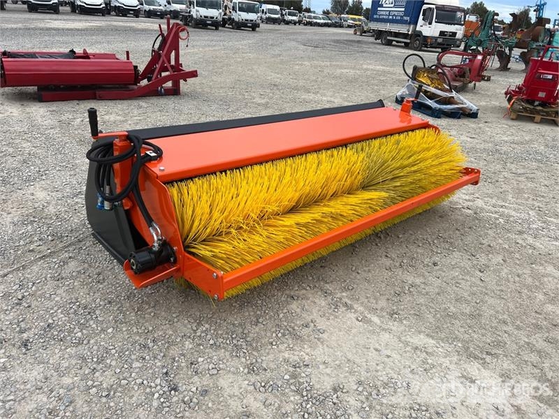 Massepoids 2,400 mm Sweeper Bucket Sweeper Attachm Четки