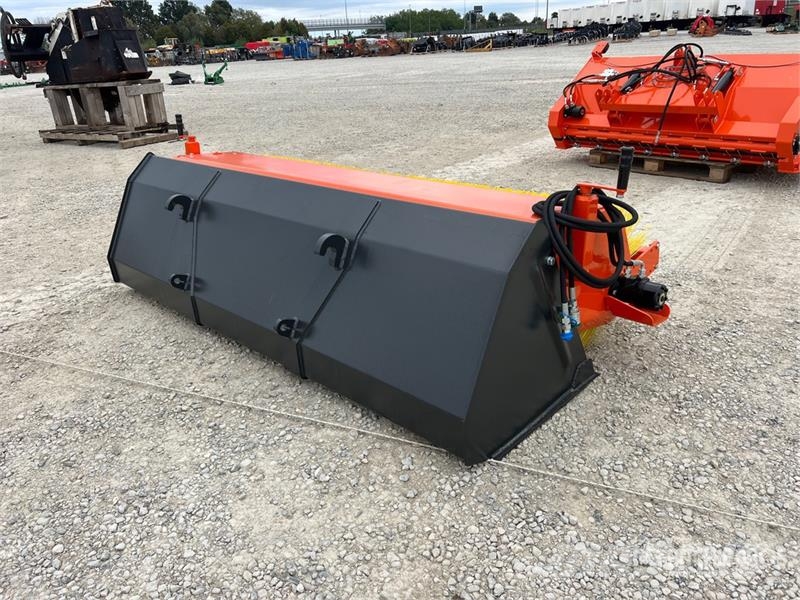 Massepoids 2,400 mm Sweeper Bucket Sweeper Attachm Четки