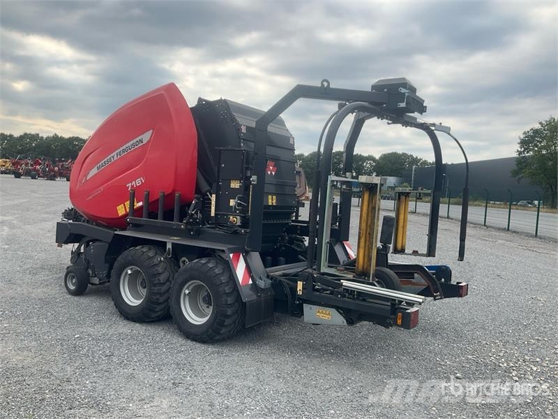 Massey Ferguson 716V Combination Baler Wrapper مغلفات