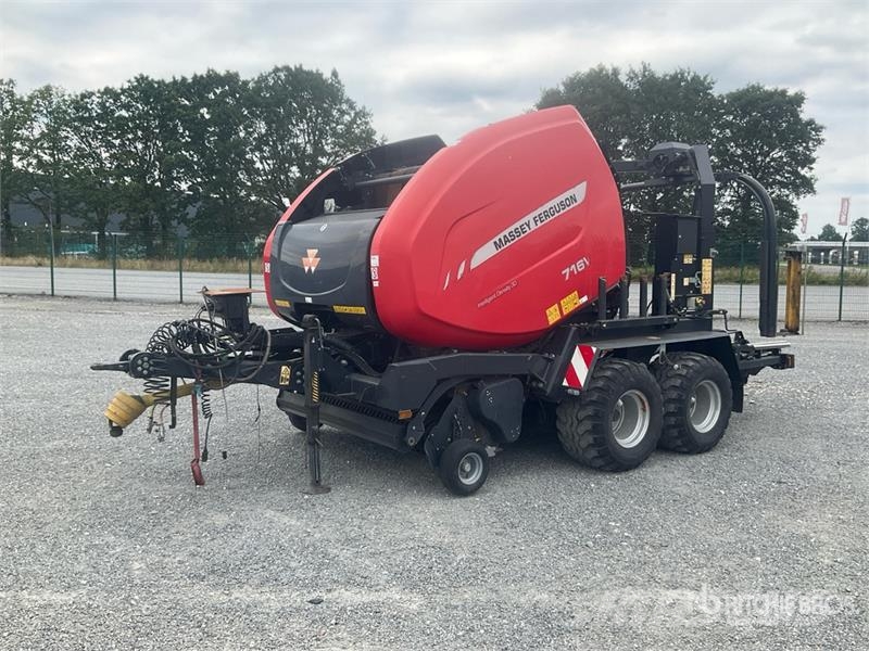 Massey Ferguson 716V Combination Baler Wrapper مغلفات