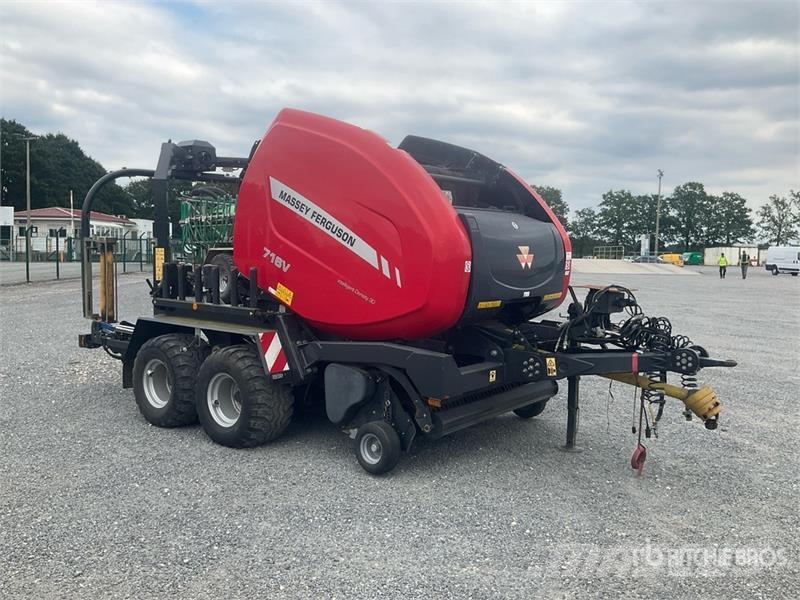 Massey Ferguson 716V Combination Baler Wrapper مغلفات
