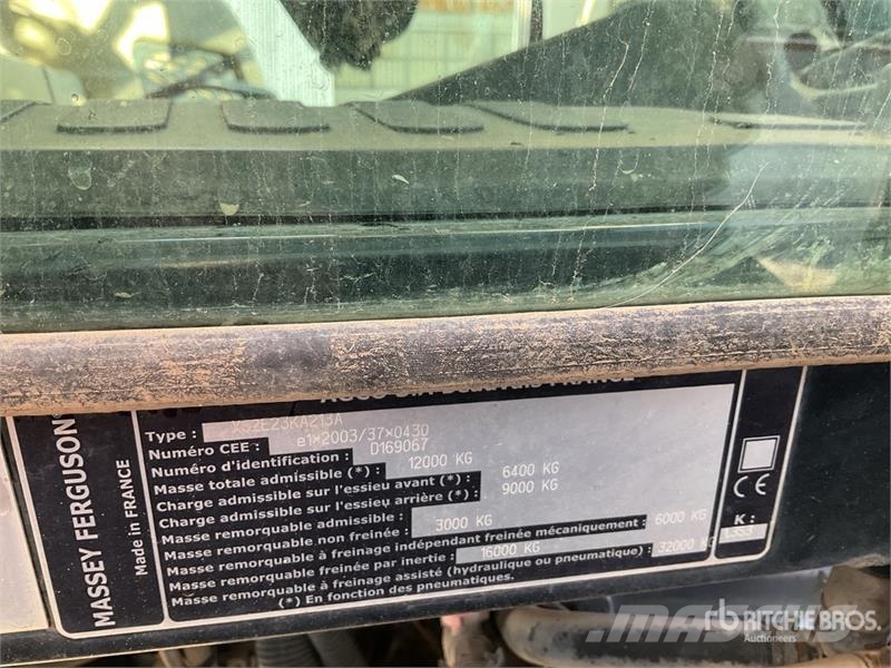 Massey Ferguson 7626 Dyna 6 4WD Tractor Трактора