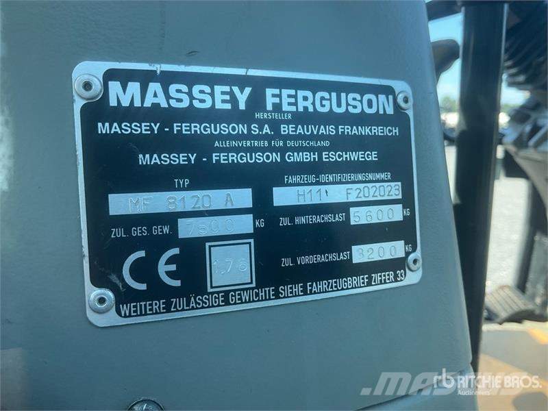 Massey Ferguson 8120 4WD Tractor Traktorid