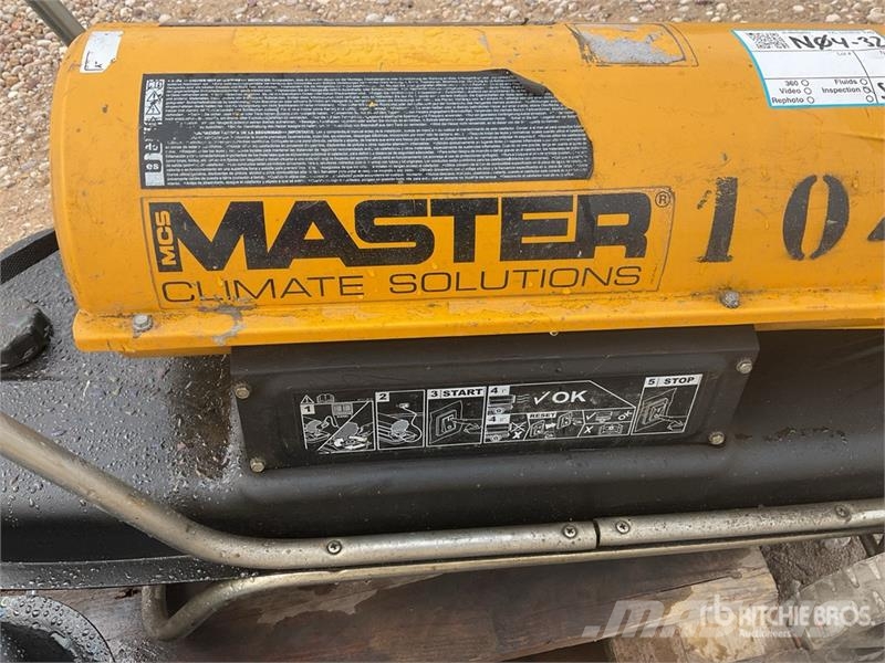 Master of (2)  Master B150CED Space Heater Verhittings en ontdooi apparatuur