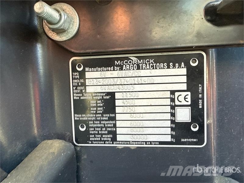 McCormick XTX145 XtraSpeed 4WD Tractor Трактори