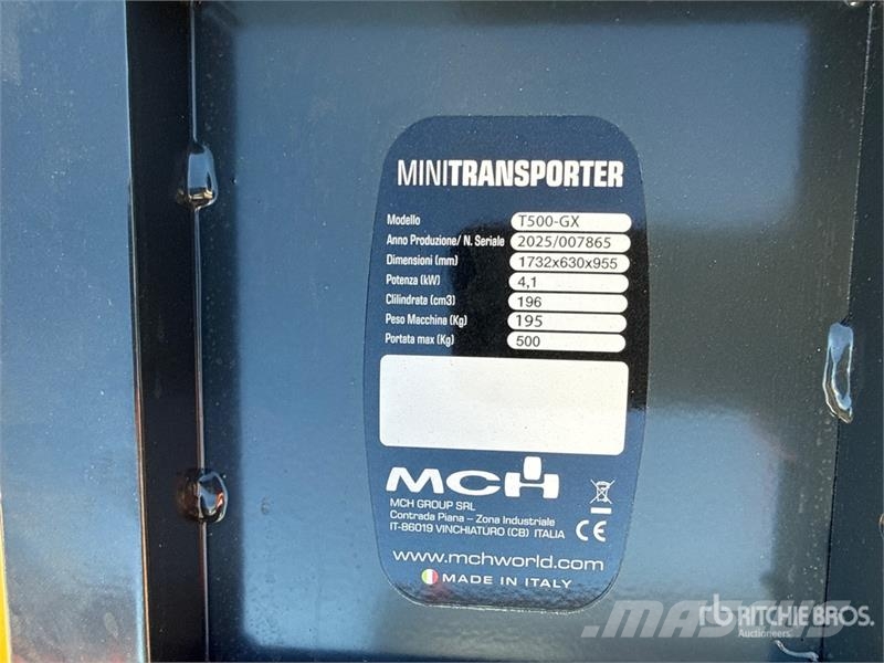  MCH T500-GX 0.5 ton Walk-Behind Crawler Concrete B Alati za betonske radove