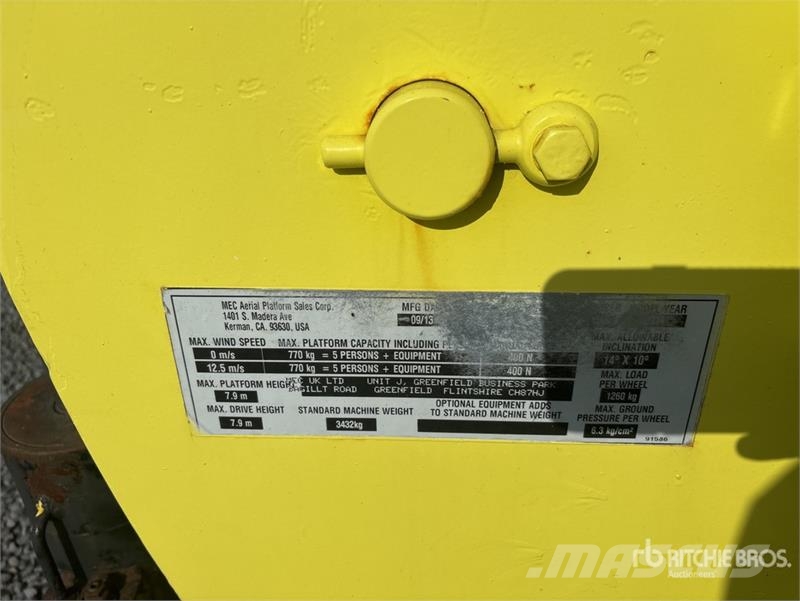MEC 2684RT Diesel Scissor Lift Škarjaste dvižne ploščadi