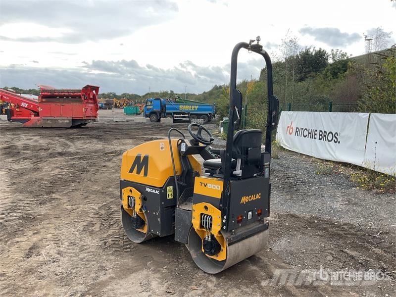 Mecalac TV800 Double Drum Roller Walce dwubębnowe