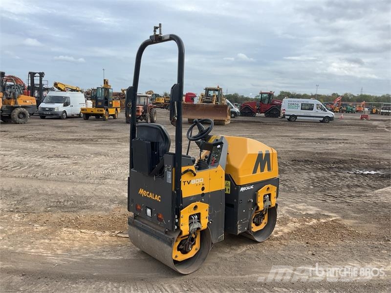 Mecalac TV800 Double Drum Roller Walce dwubębnowe