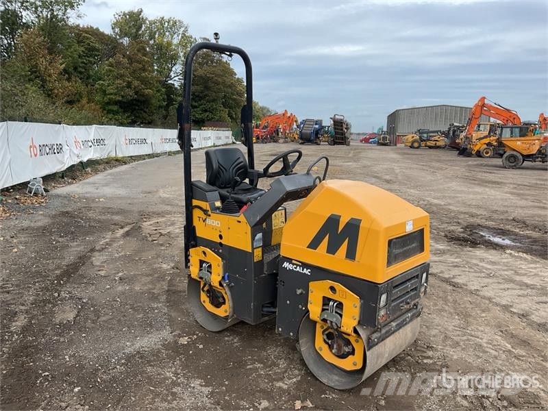Mecalac TV800 Double Drum Roller Walce dwubębnowe