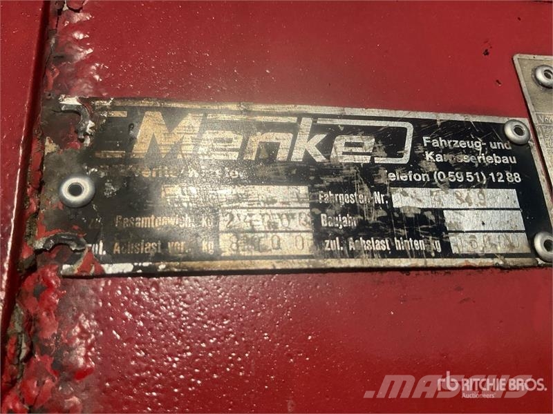 Menke 3-Way Dump Trailer Ostale prikolice