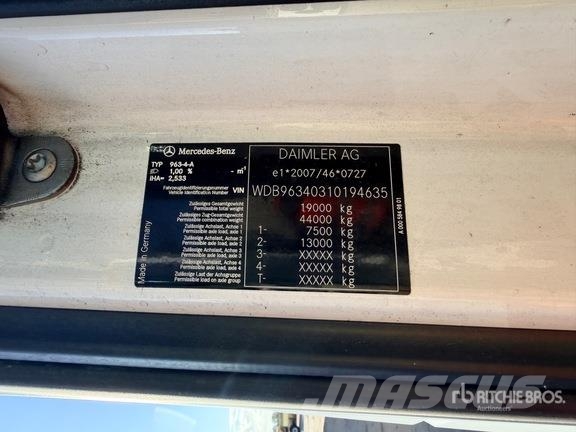 Mercedes-Benz Actros 1842 4x2 Tracteur Routier Cabine Couchette Naudoti vilkikai