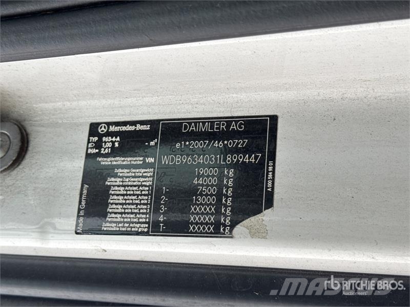 Mercedes-Benz Actros 1842 4x2 Tracteur Routier Cabine Couchette Τράκτορες