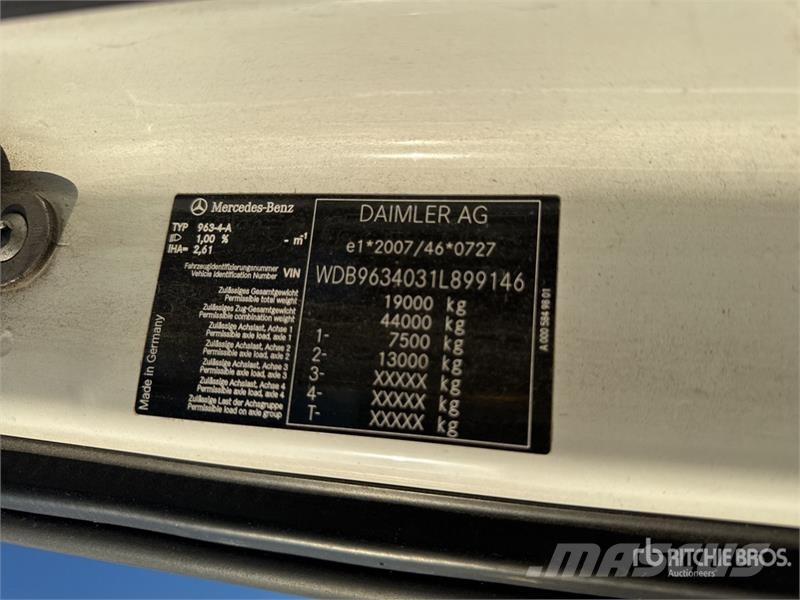 Mercedes-Benz Actros 1842 4x2 Tracteur Routier Cabine Couchette Vilcēji