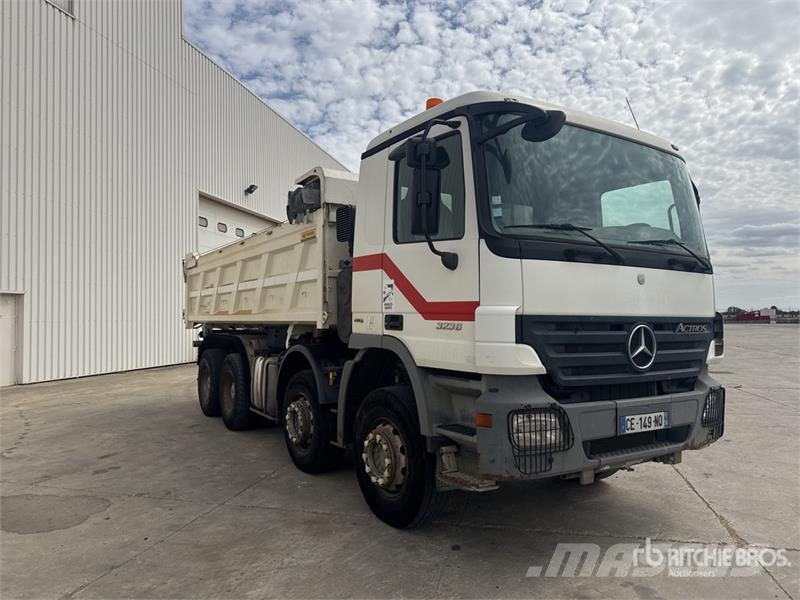 Mercedes-Benz Actros 3236 8x4 Camion Bi Benne Tri/A Dump Truck 덤프 트럭