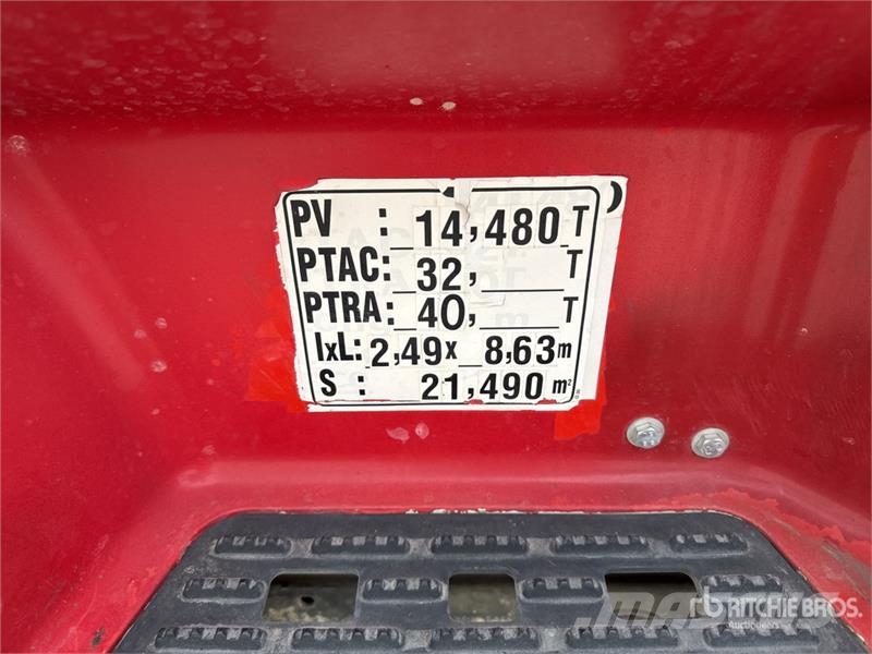 Mercedes-Benz Actros 4141 8x4 Camion Benne Tri/A Dump Truck Pašizgāzējs