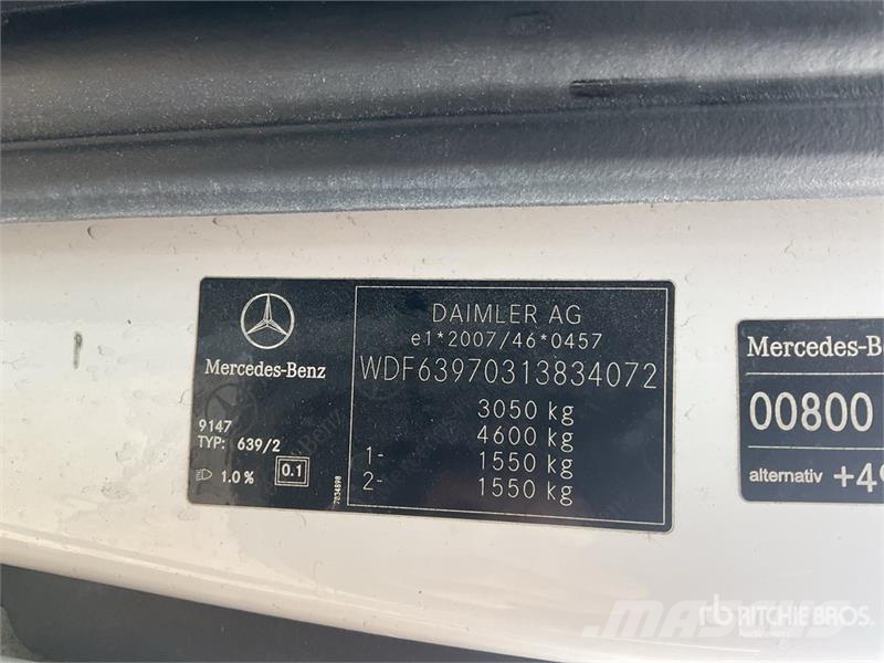 Mercedes-Benz Vito Cargo Van Panel vans