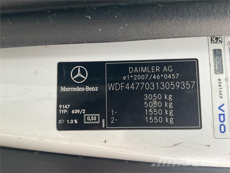 Mercedes-Benz Vito Tourer Cargo Van Panel vans