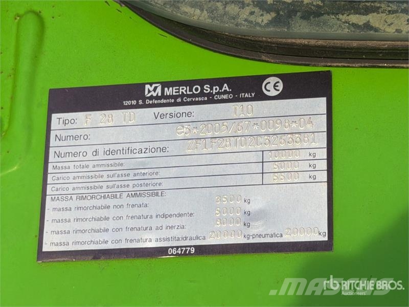 Merlo 34.10TOP Telehandler Teleskopik yükleyiciler