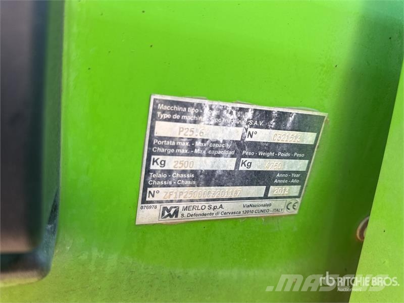 Merlo P25.6 Chariot Telescopique Telehandler Carretillas telescópicas