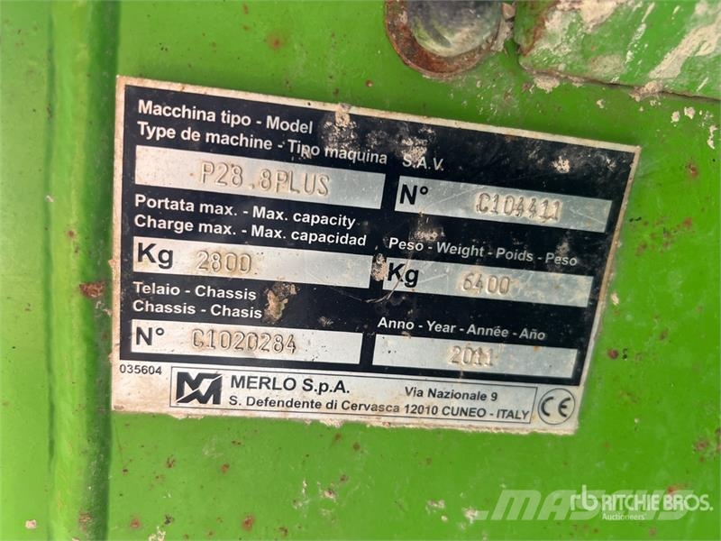Merlo P28.8 PLUS Chariot Telescopique Telehandler テレスコーピックハンドラー