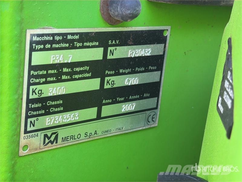Merlo P34.7 Telehandler Teleszkópos rakodók