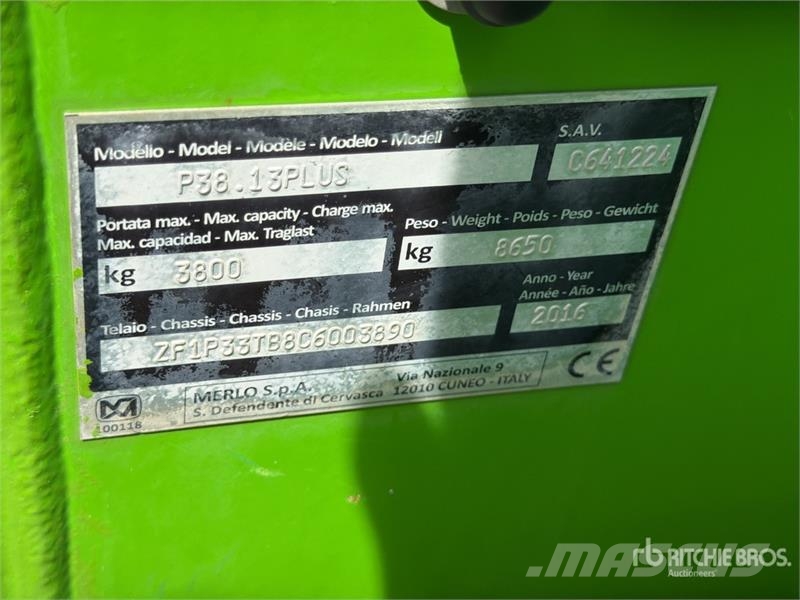Merlo P38.13PLUS Telehandler Teleskopik yükleyiciler