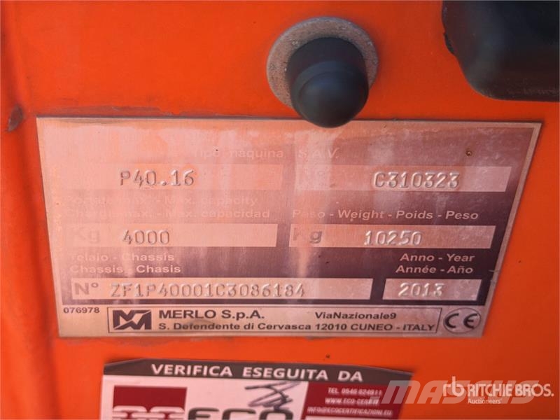 Merlo P40.16 مناولات متداخلة