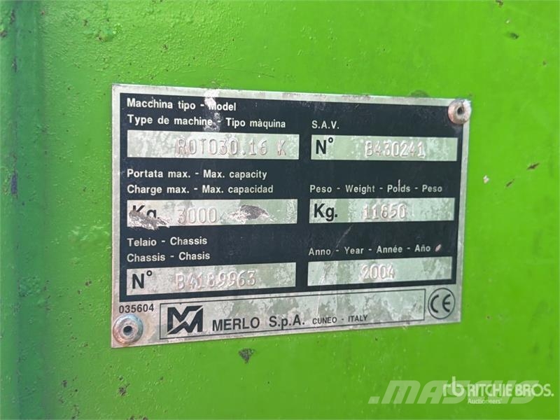 Merlo ROTO 30.16 Teleszkópos rakodók