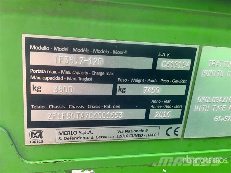 Merlo TF38.7 Telehandler Teleskopski viličarji