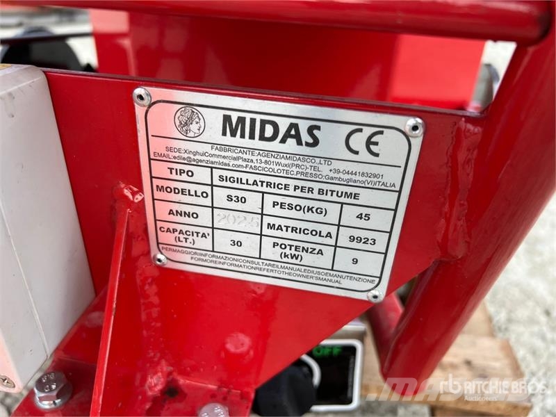 Midas S30 Sealer Acessórios de máquinas de asfalto