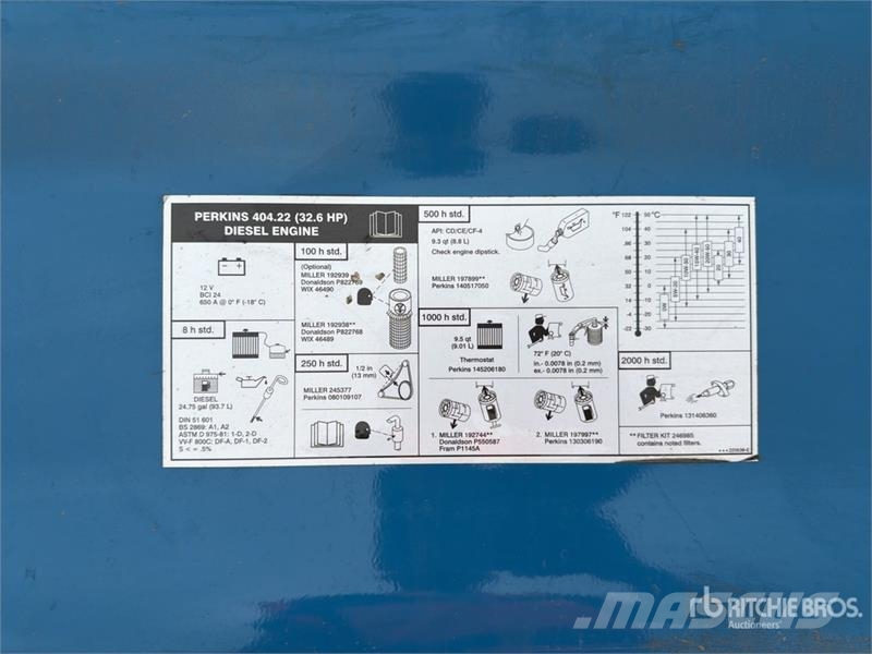 Miller BIG BLUE 500XCC Groupe De Soudre Engine Driven Wel Μηχανές συγκόλλησης