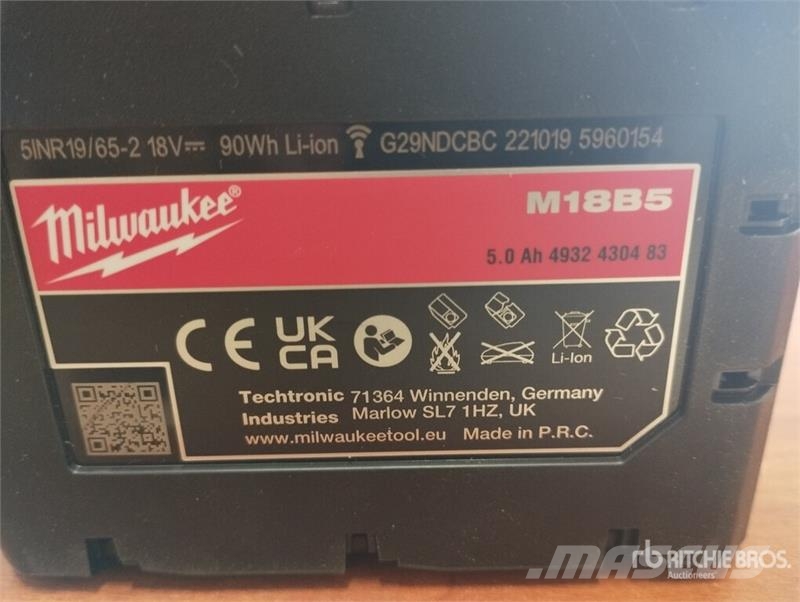 MILWAUKEE M18 FPP6G3 Qty of Equipment (Unused) Άλλα εξαρτήματα