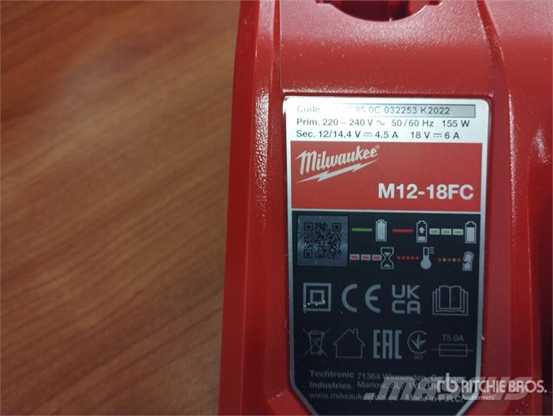 MILWAUKEE M18 FPP6G3 Qty of Equipment (Unused) Ostale komponente za građevinarstvo