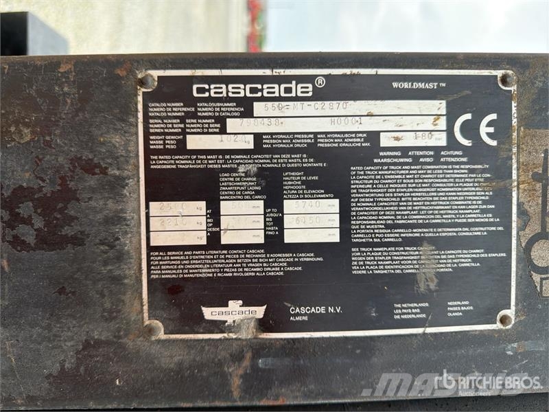 Mitsubishi 25B 2500 kg Electric Forklift Carrelli elevatori elettrici