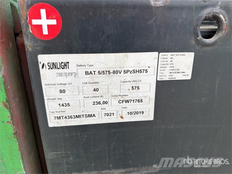 Mitsubishi 25B 2500 kg Electric Forklift Carrelli elevatori elettrici