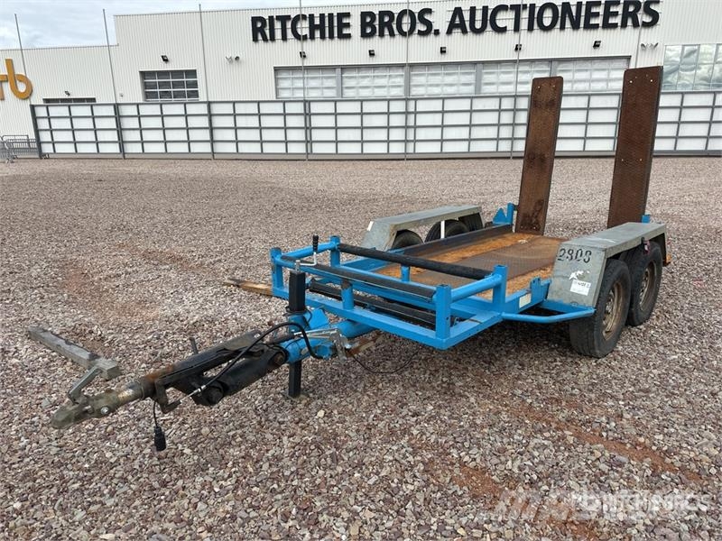 Moiroud T/A Remorque 2 Essieux Equipment Trailer Autonkuljetusperävaunut