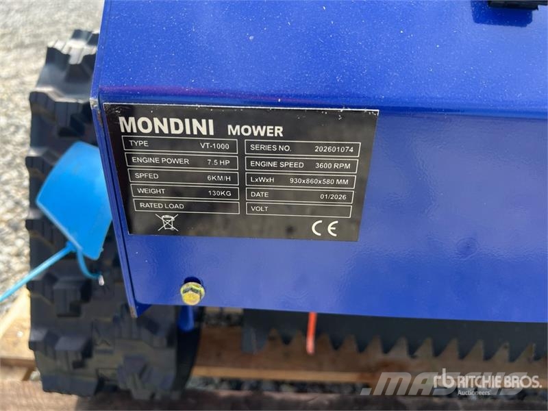  Mondini VT1000 Lawn Mower (Unused) ركوب الحشائش