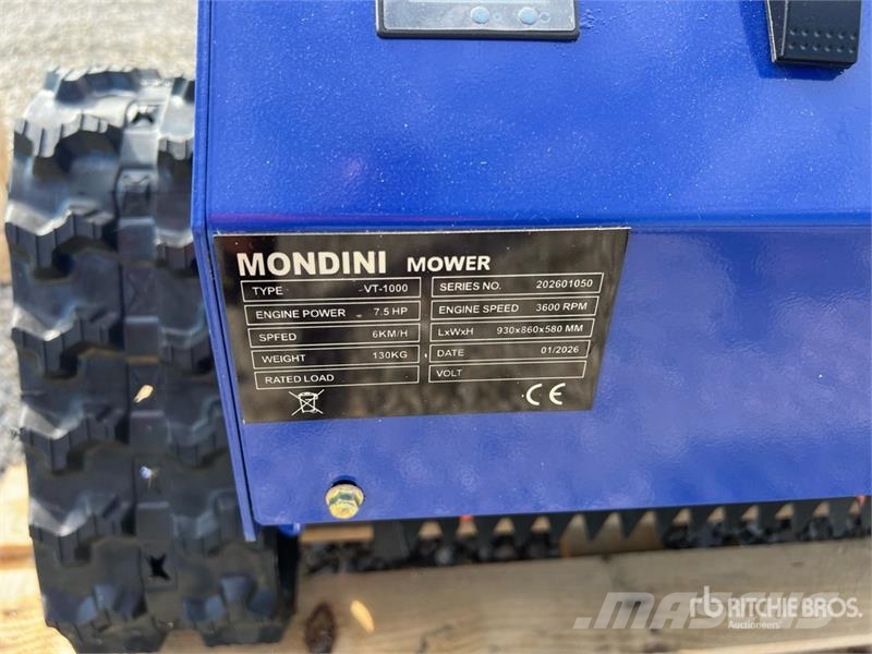  Mondini VT1000 Lawn Mower (Unused) ركوب الحشائش