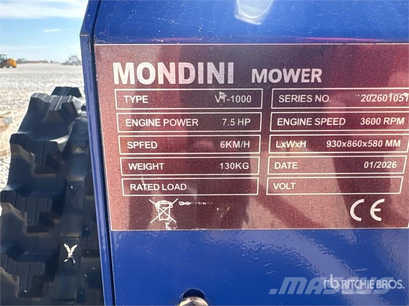 Mondini VT1000 Remote Control Lawn Mower (Unused) Vrtni traktor kosilnice
